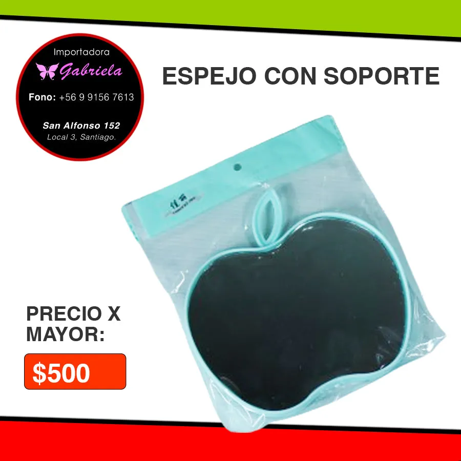 Espejo con Soporte Importadora Gabriela