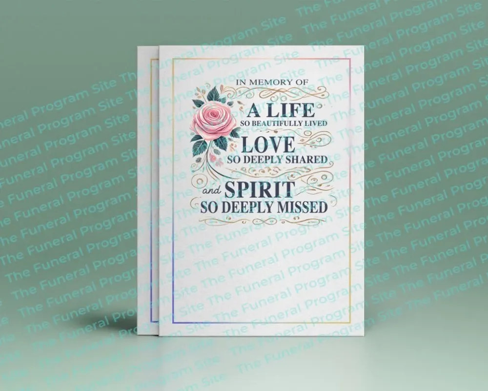 Arte de palabras con cita en memoria de un funeral In Loving Memory Word Art