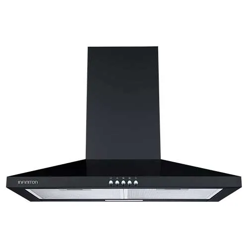 Campana 60cm Decorativa Infiniton CMPP64NBH 400m3h Negro