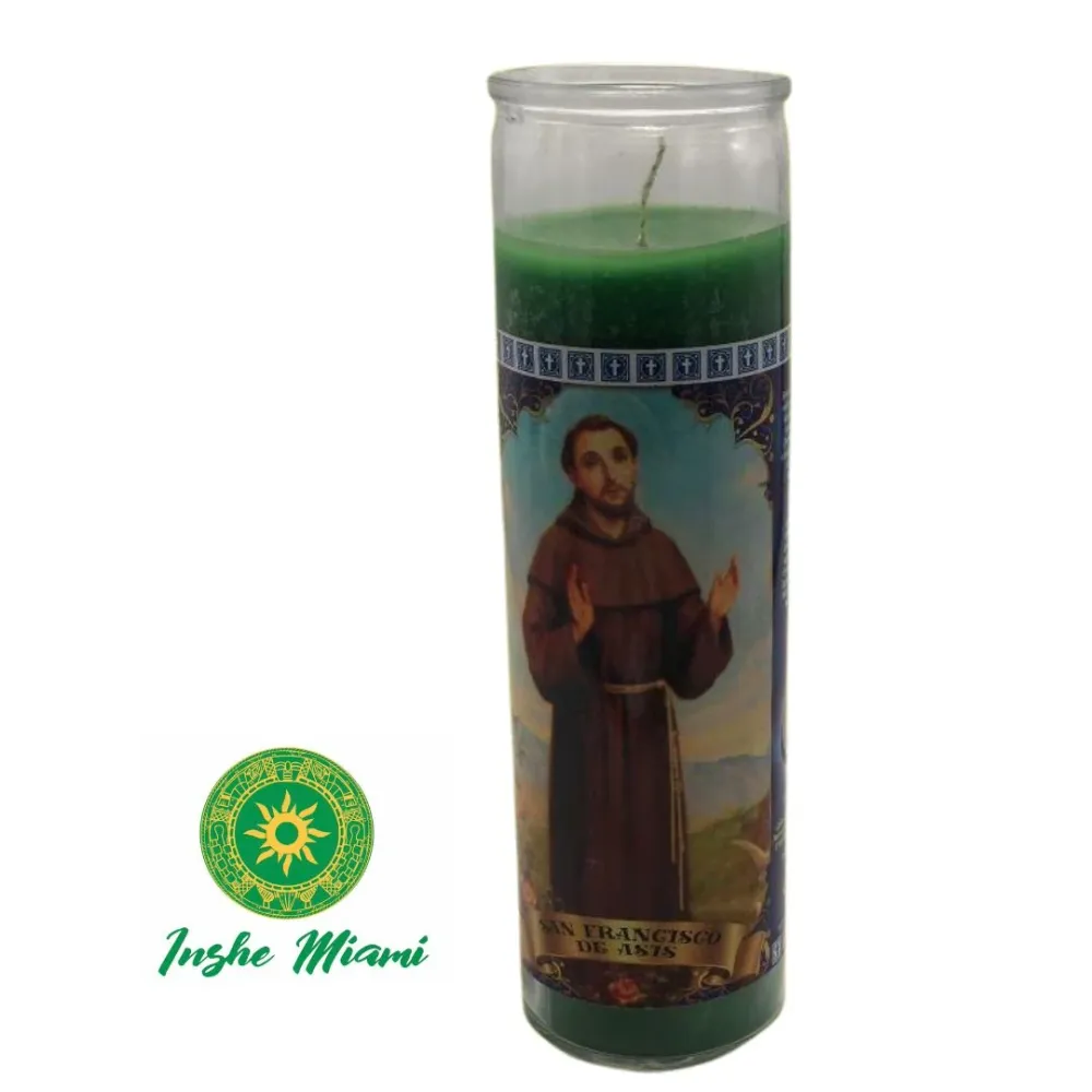 8” CANDLE ORULA (SAN FRANCISCO DE ASIS) Inshe Miami