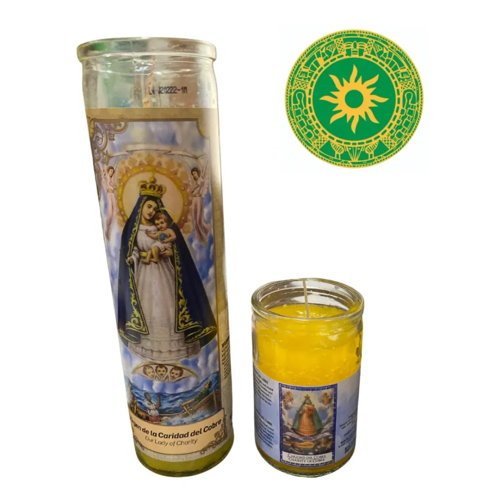 MEDIUM CANDLE OSHUN INSHE MIAMI