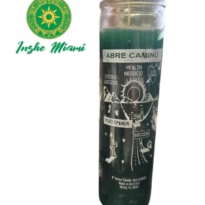 VELA DE 8” ABRE CAMINO – Spiritual Ritual Candle Altars and Traditional Use Inshe Miami