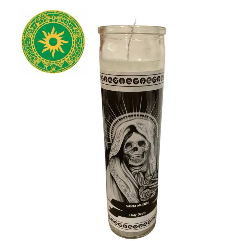 12 Vela Santa Muerte – Spiritual Ritual Candle Altars and Traditional Use INSHE MIAMI