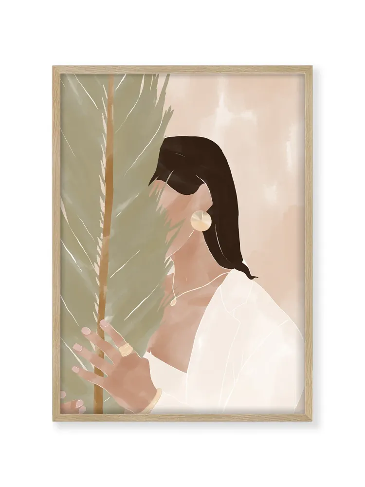Plant Girl Ivy Green Illustrations