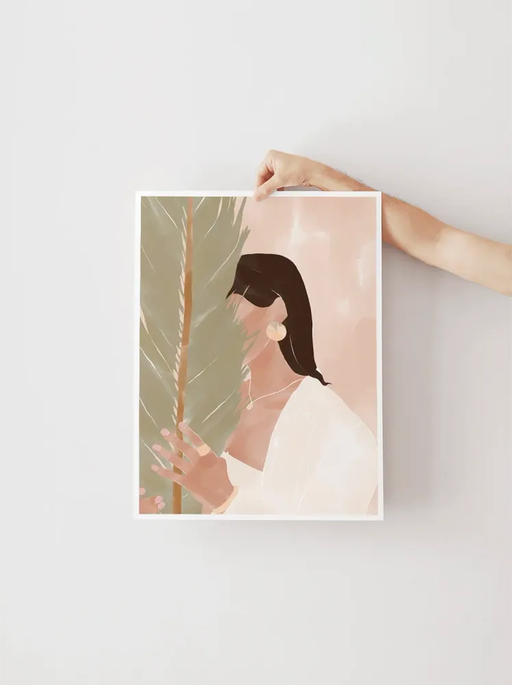 Plant Girl Ivy Green Illustrations