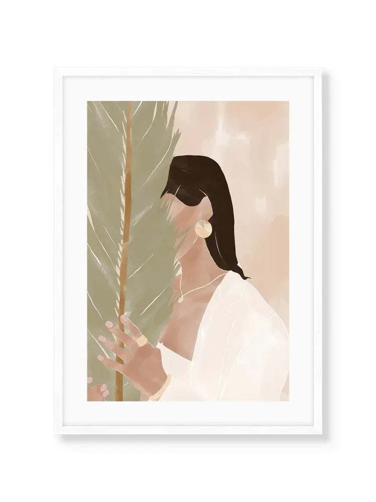 Plant Girl Ivy Green Illustrations
