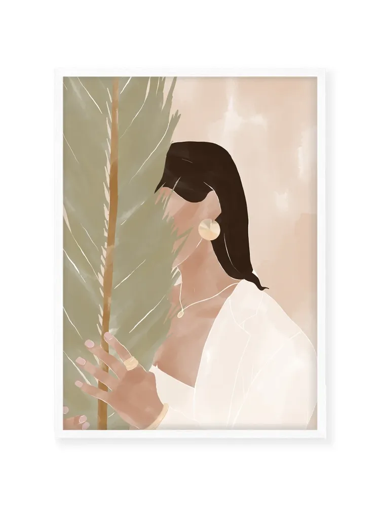 Plant Girl Ivy Green Illustrations