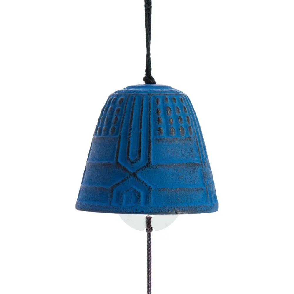Campana Feng Shui Furin Iwachu Azul 4,5 cm