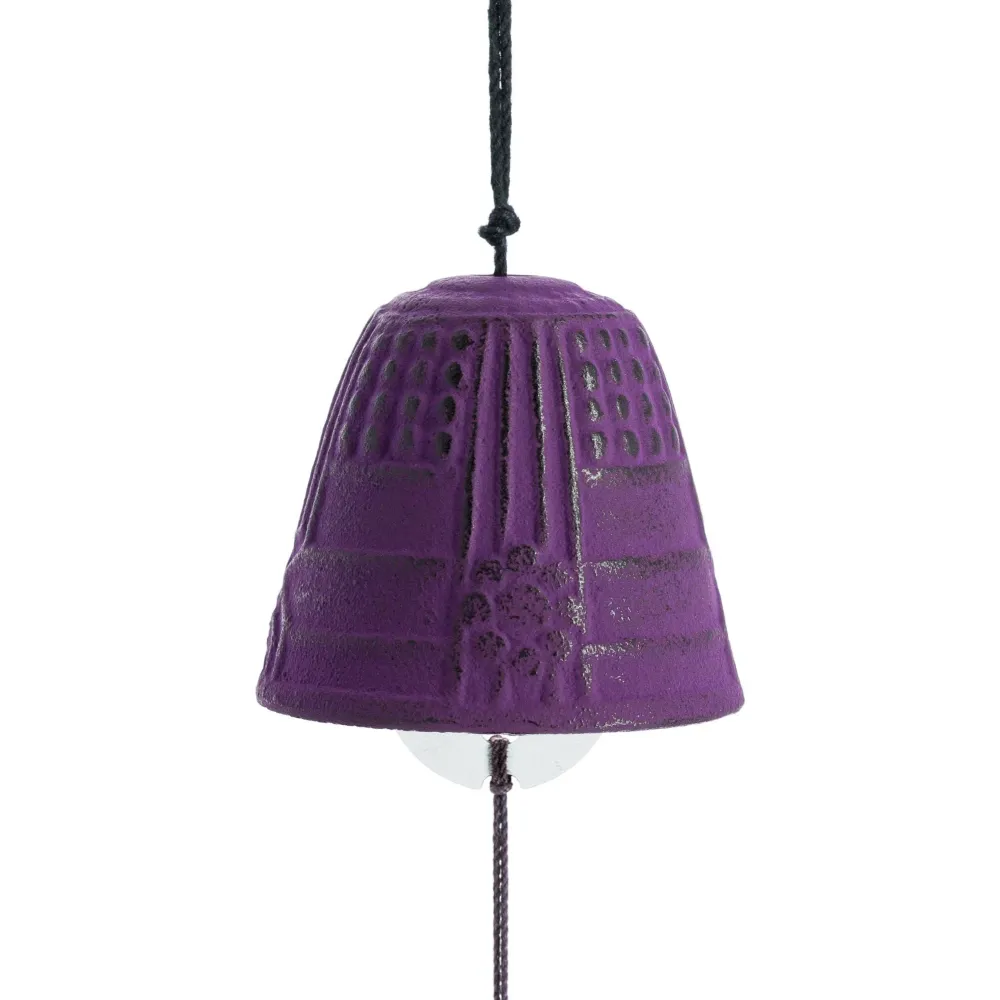 Campana Feng Shui Furin Iwachu Púrpura 4,5 cm