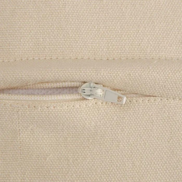 Cojín Pompones Cuadrado Colores Beige IX