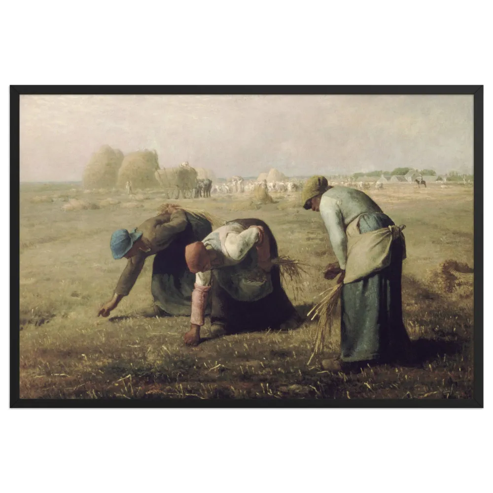 Póster - Jean-François Millet, Las espigadoras