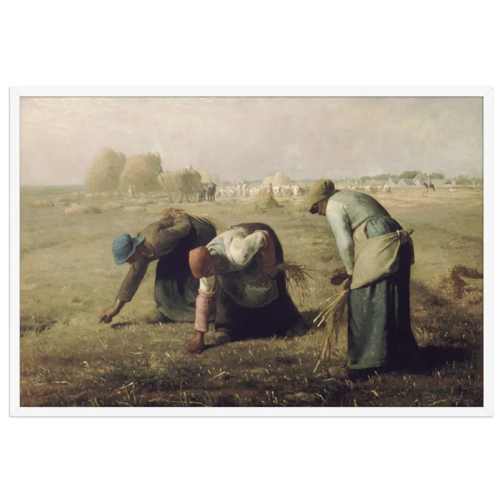 Póster - Jean-François Millet, Las espigadoras