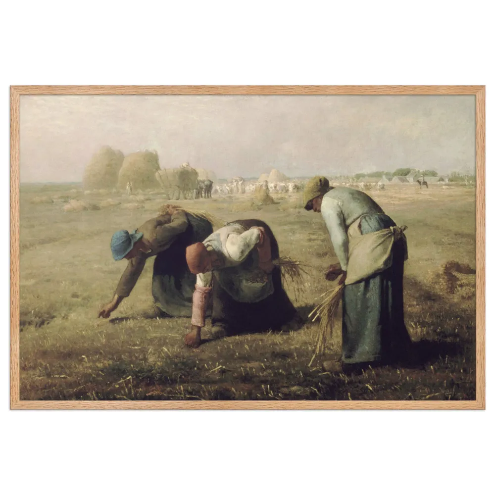 Póster - Jean-François Millet, Las espigadoras