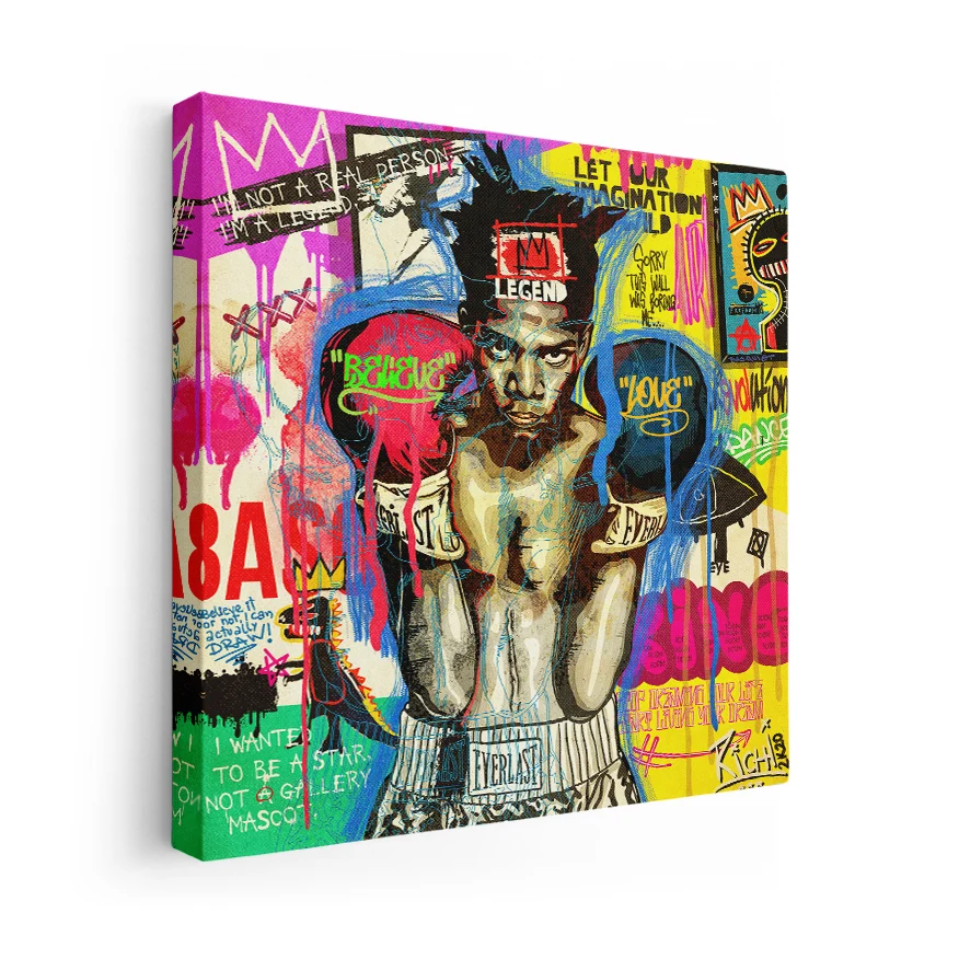 Jean-Michel Basquiat Retrato Poster