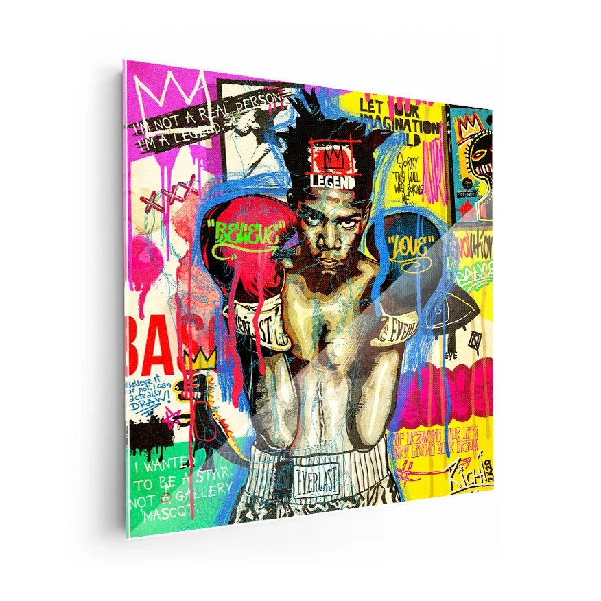 Jean-Michel Basquiat Retrato Poster