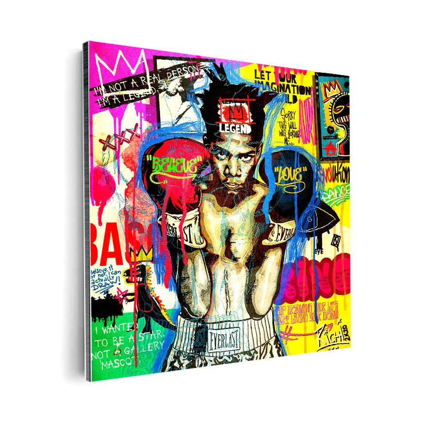 Jean-Michel Basquiat Retrato Poster