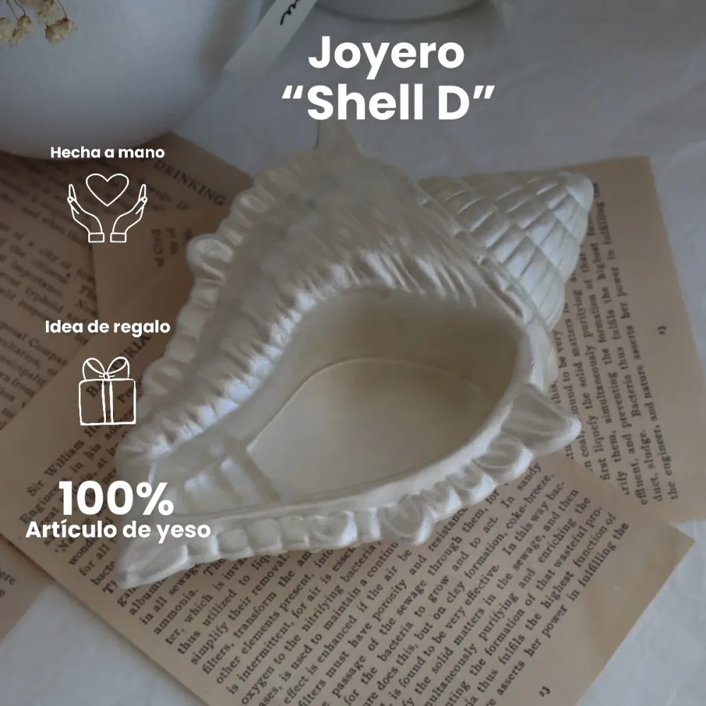 Joyero “Shell D” Blanca