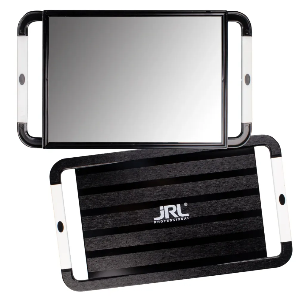 Espejo Vista JRL Large Con Tomadores Black