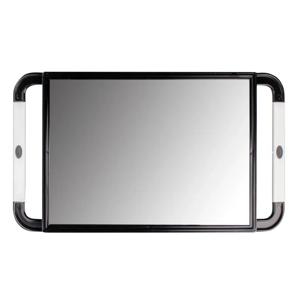 Espejo Vista JRL Large Con Tomadores Black