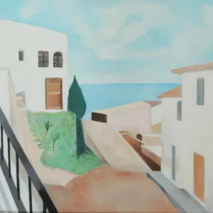Juan Navarro Ramón - Paisaje de Altea