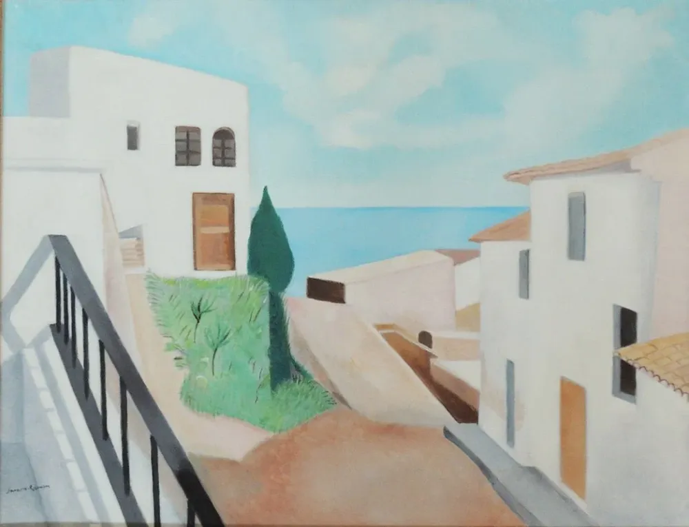 Juan Navarro Ramón - Paisaje de Altea