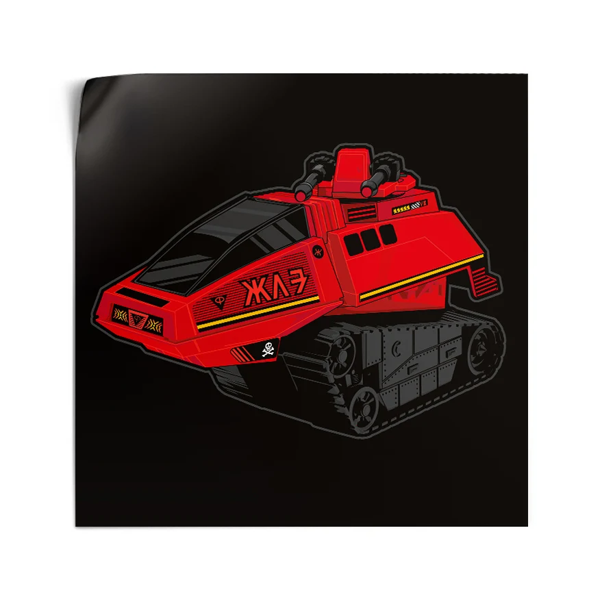 Juguete Tanque Futurista Poster