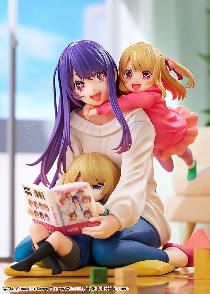 Figura Oshi no Ko: Ai, Aqua & Ruby Mother and Children 10 cm Kadokawa