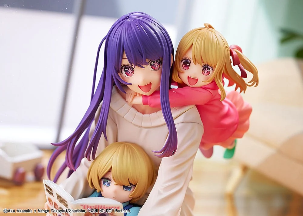 Figura Oshi no Ko: Ai, Aqua & Ruby Mother and Children 10 cm Kadokawa
