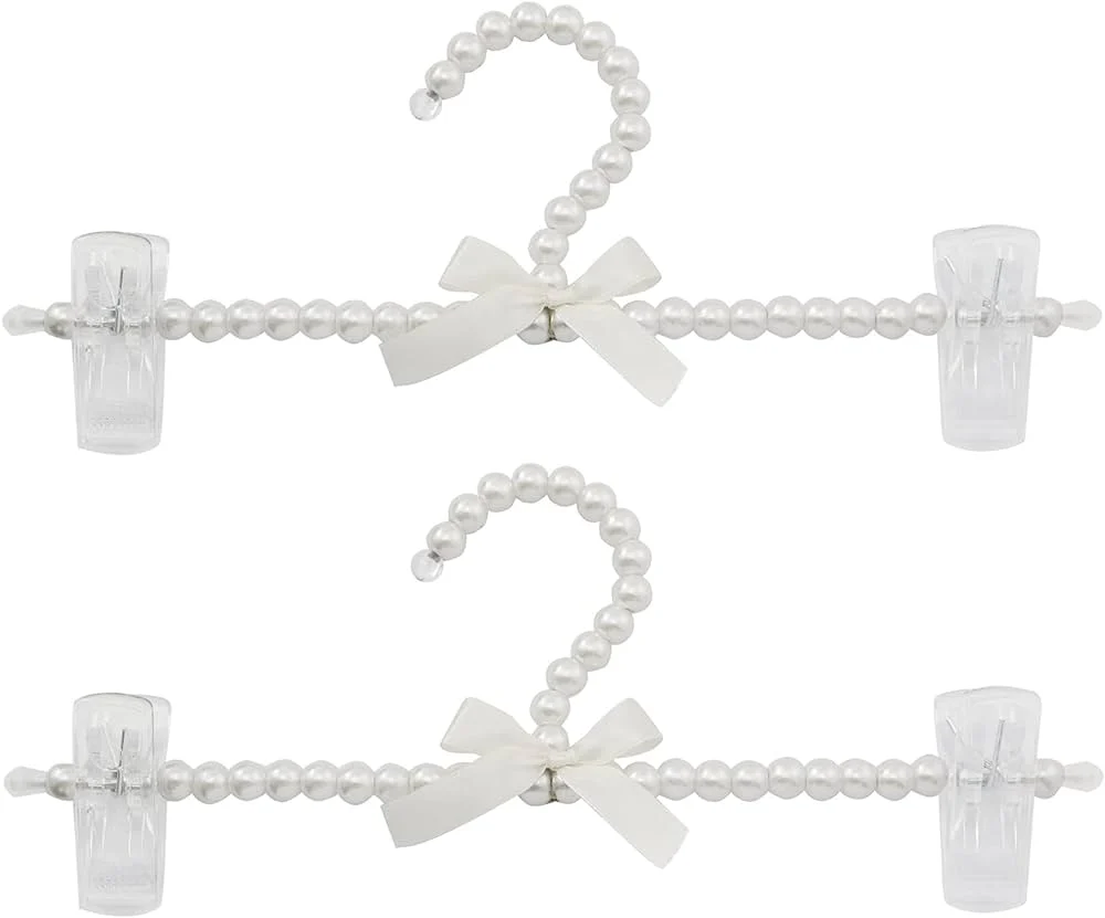GANCHO PERLADO C/CLIPS BLANCO 3PK KAREN RHODES COL