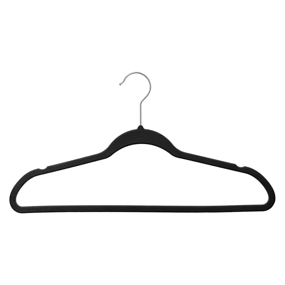 GANCHO TERCIOPELO P/NINOS NEGRO 10PK KAREN RHODES COL