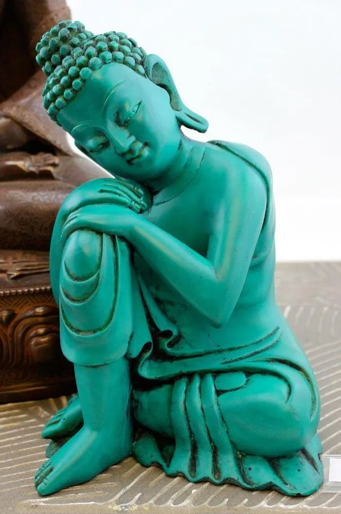Estatua de Buda en reposo de 8 pulgadas Kathmandu Imports