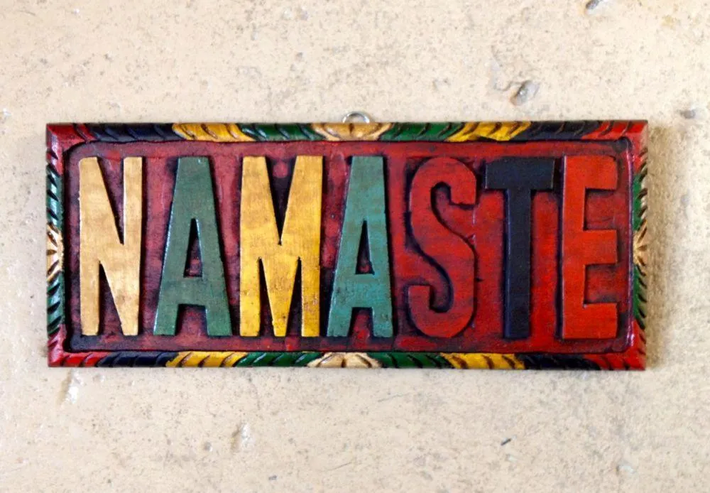 Placa de pared Namaste Kathmandu Imports