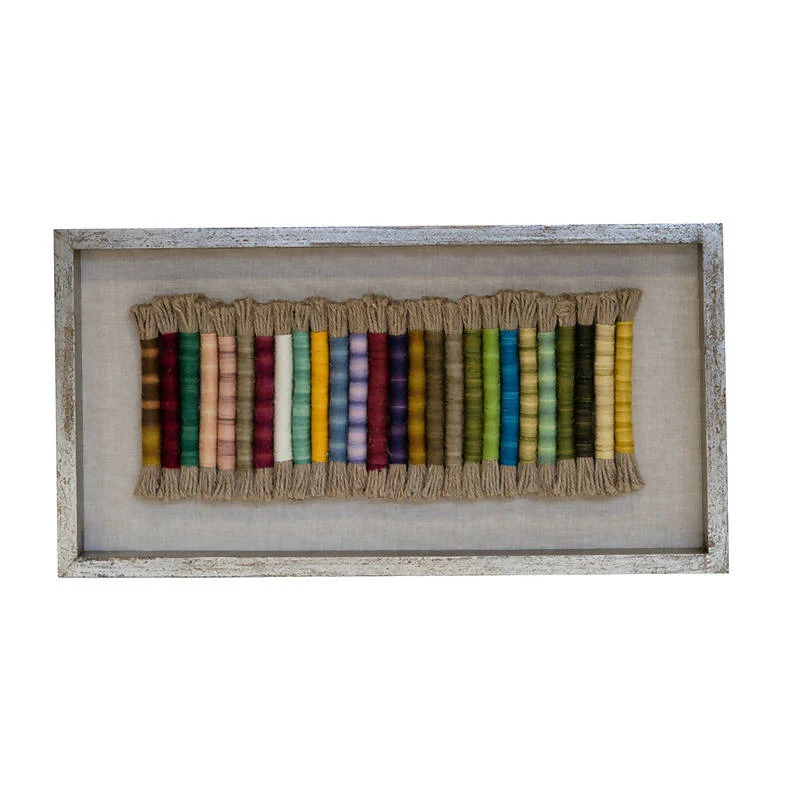 Cuadro de embarrilados pequeños de colores Keli Decoracion