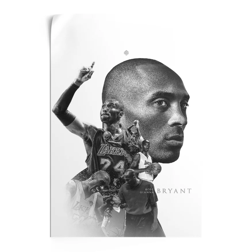 Kobe Bryant Collage Poster