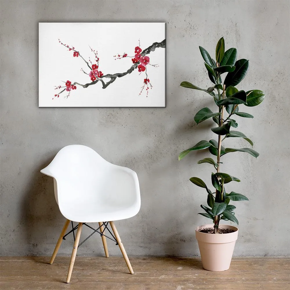 Flores de ciruelo - Lienzo Kuratoren von artlia