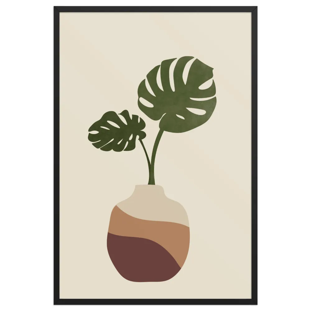 Póster - Jarrón con Palma Kuratoren von artlia