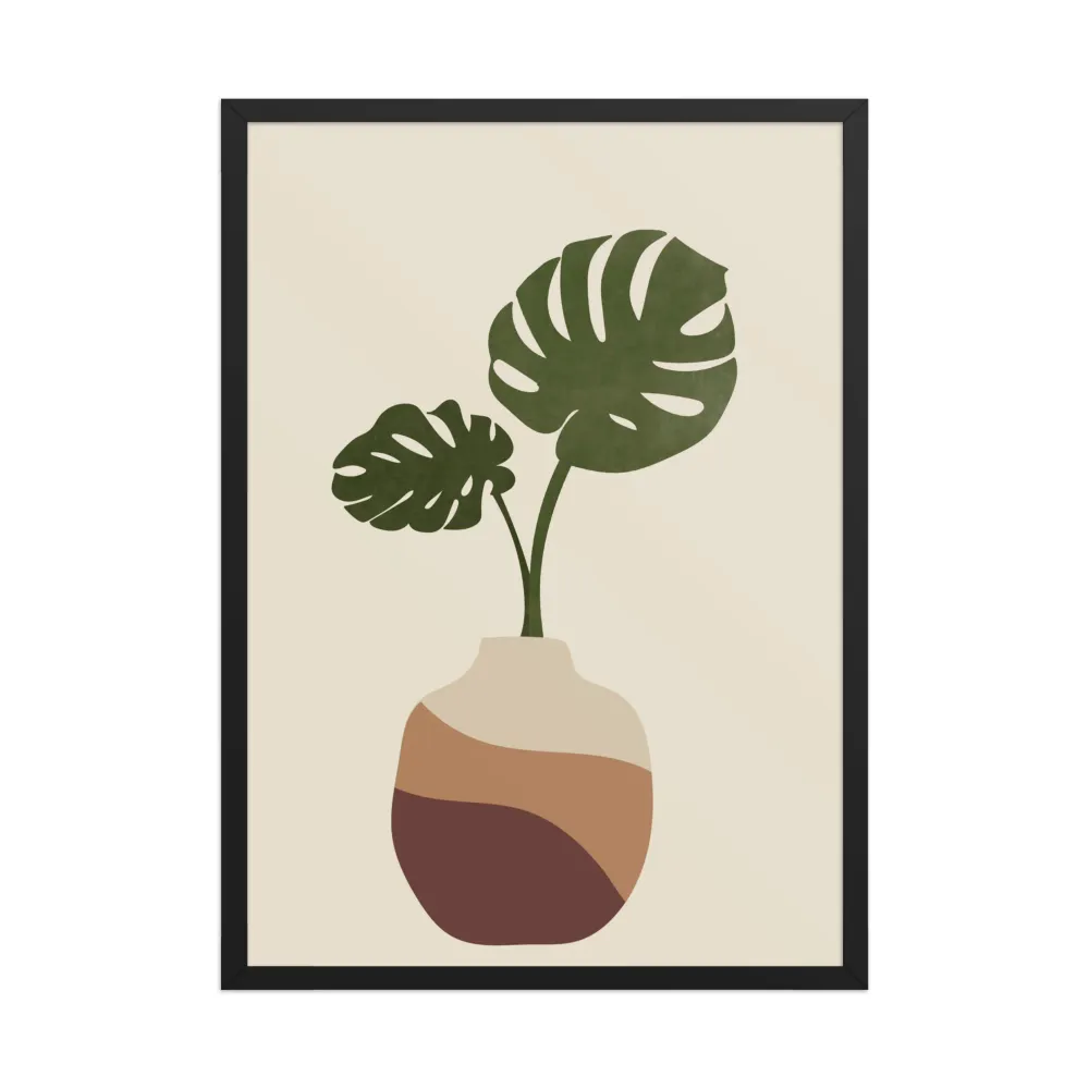 Póster - Jarrón con Palma Kuratoren von artlia