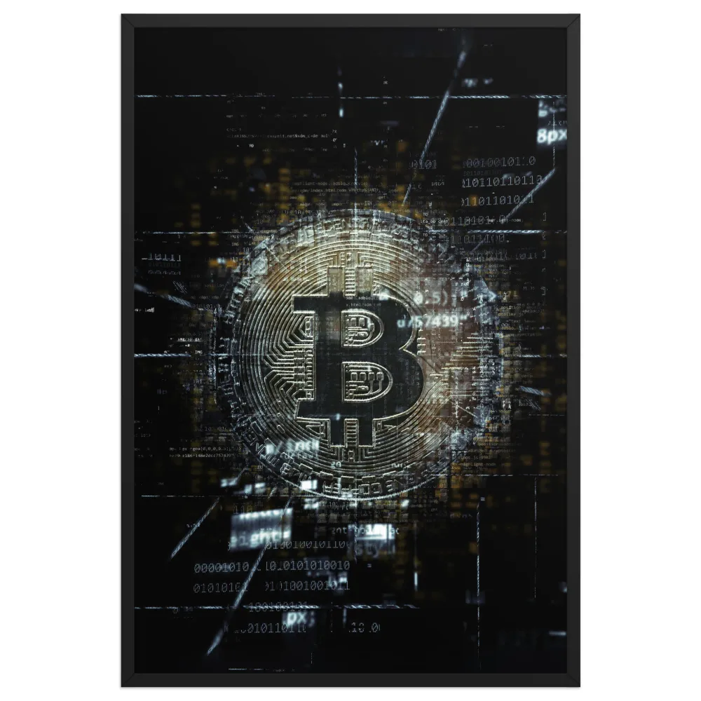 Póster - Matriz Bitcoin Kuratoren von artlia