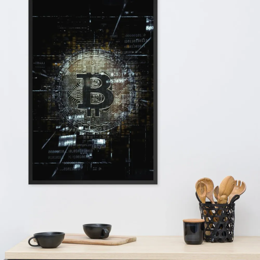 Póster - Matriz Bitcoin Kuratoren von artlia