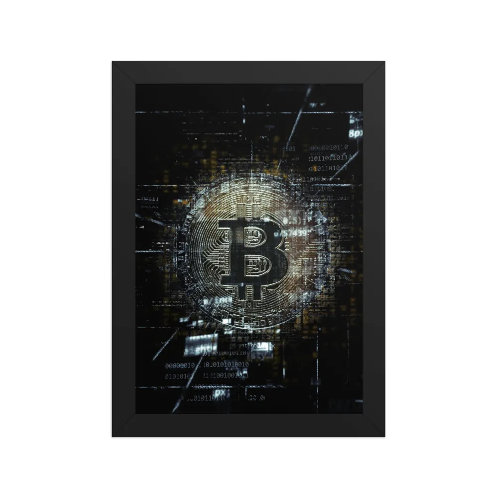 Póster - Matriz Bitcoin Kuratoren von artlia