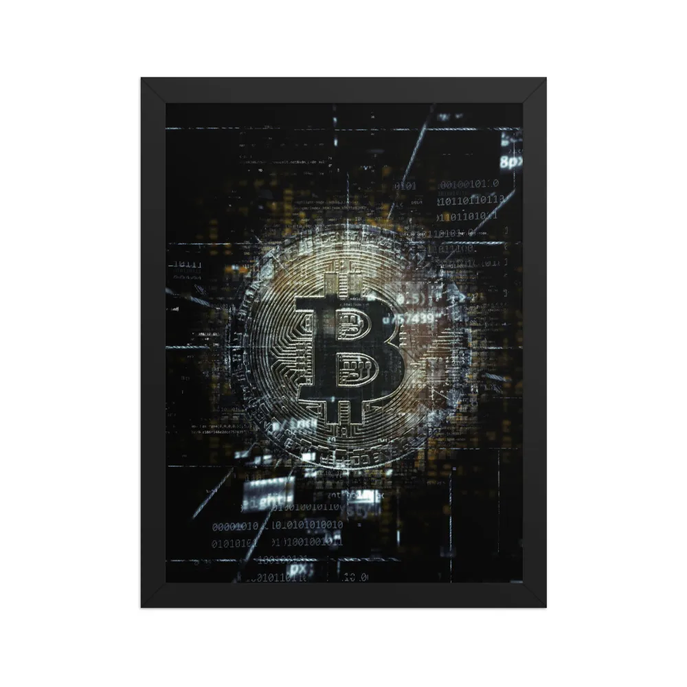 Póster - Matriz Bitcoin Kuratoren von artlia