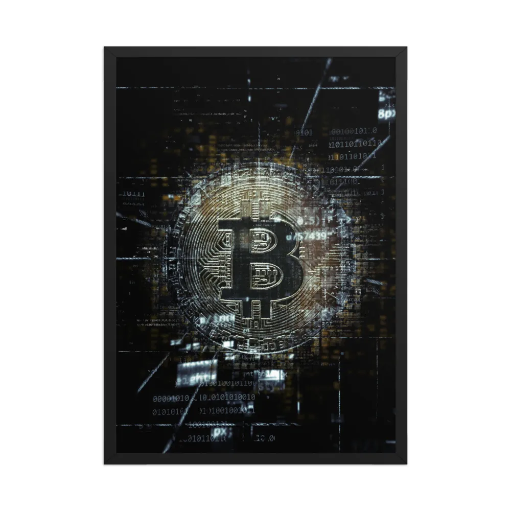 Póster - Matriz Bitcoin Kuratoren von artlia
