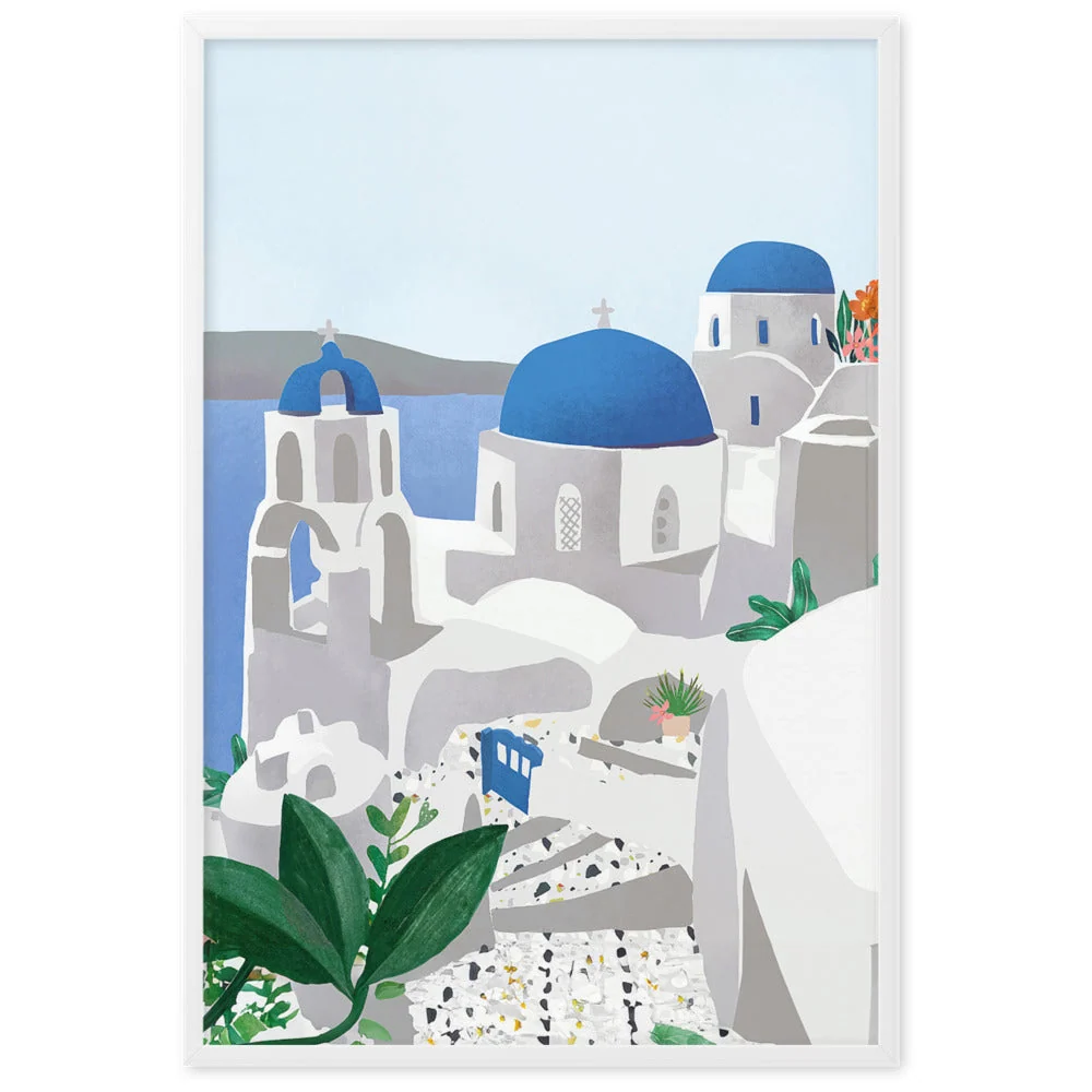 Póster - Santorini Kuratoren von artlia