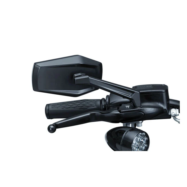 Kuryakyn Hex Mirrors Satin Black Ece Harley-Davidson