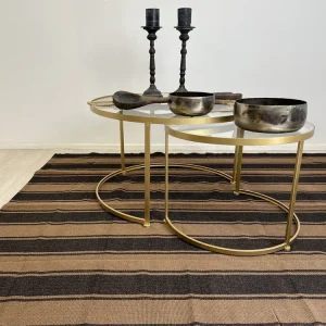 Alfombra Líneas Brown La Batea deco