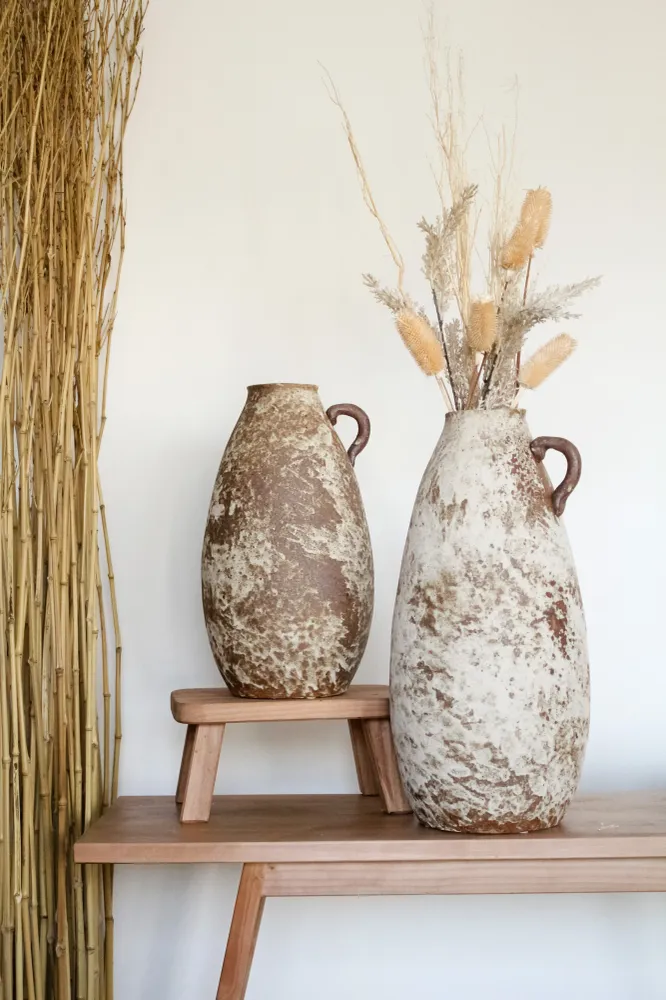 Jarrón Marroquí Cilíndrico 1 Asa La Batea deco
