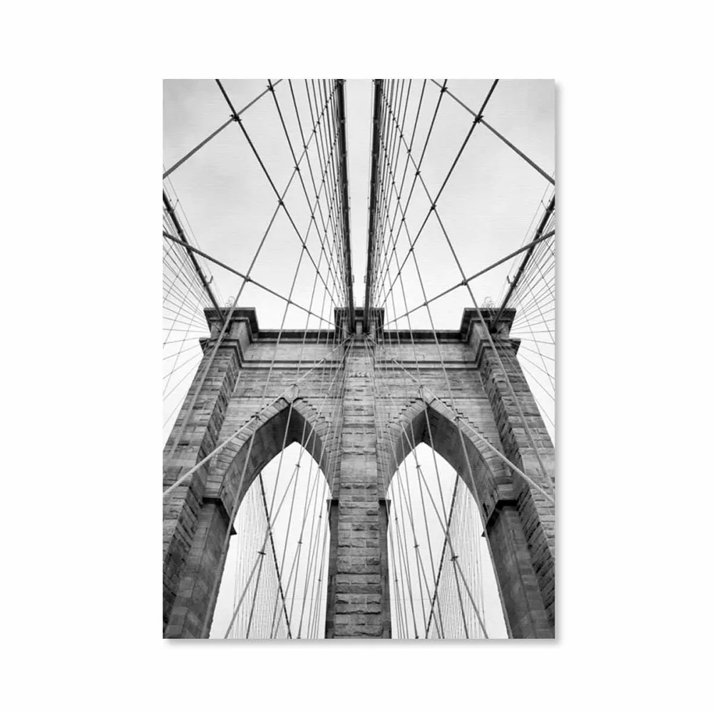 Cuadro canvas blanco y negro Blanco LA GALERIA