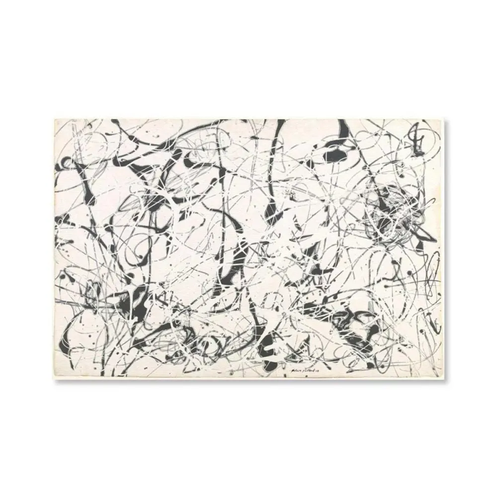 Cuadro canvas blanco y negro Blanco LA GALERIA