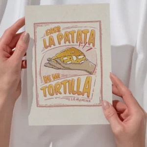 Lámina Patata de mi tortilla La Mumina