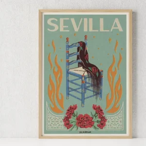 Lámina El que se fue Sevilla perdió su silla La Mumina